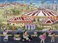 LOURDES DE DEUS - O circo chegou - 1996 - Acrlica sobre tela - 60 x 80 cm.jpg
